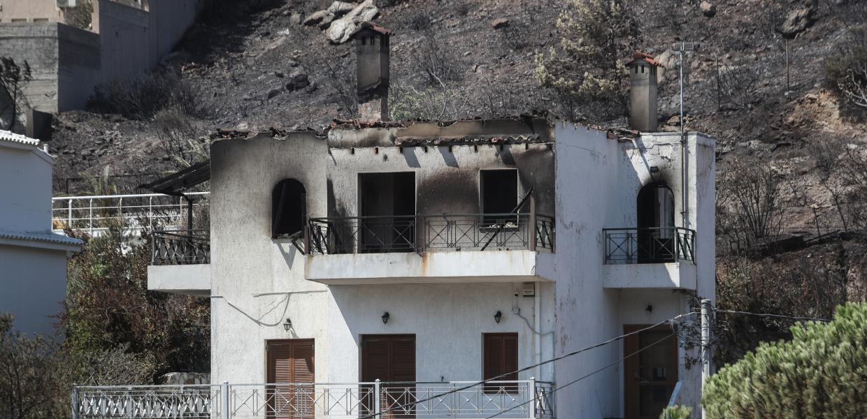 φωτιά σπίτι Πεντέλη