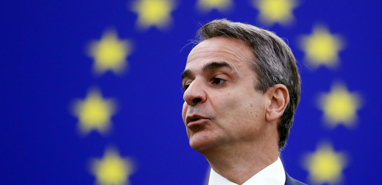 Ο Κυριάκος Μητσοτάκης στη Ευρωκοινοβούλιο