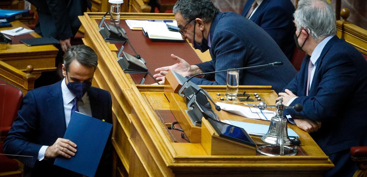 Κυριάκος Μητσοτάκης και Χαράλαμπος Αθανασίου