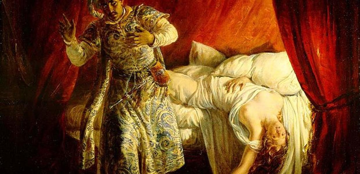 Οθέλλος και Δυσδαιμόνα του Alexandre -Marie Colin