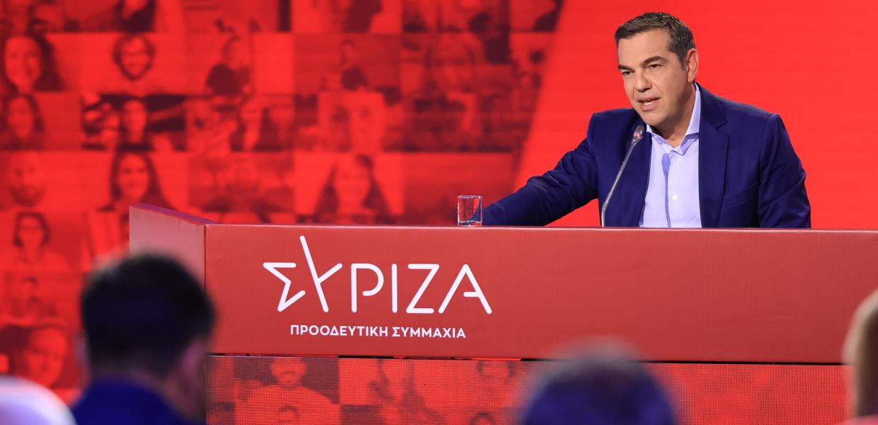 Ο Αλέξης Τσίπρας στη συνέντευξη Τύπου στη ΔΕΘ