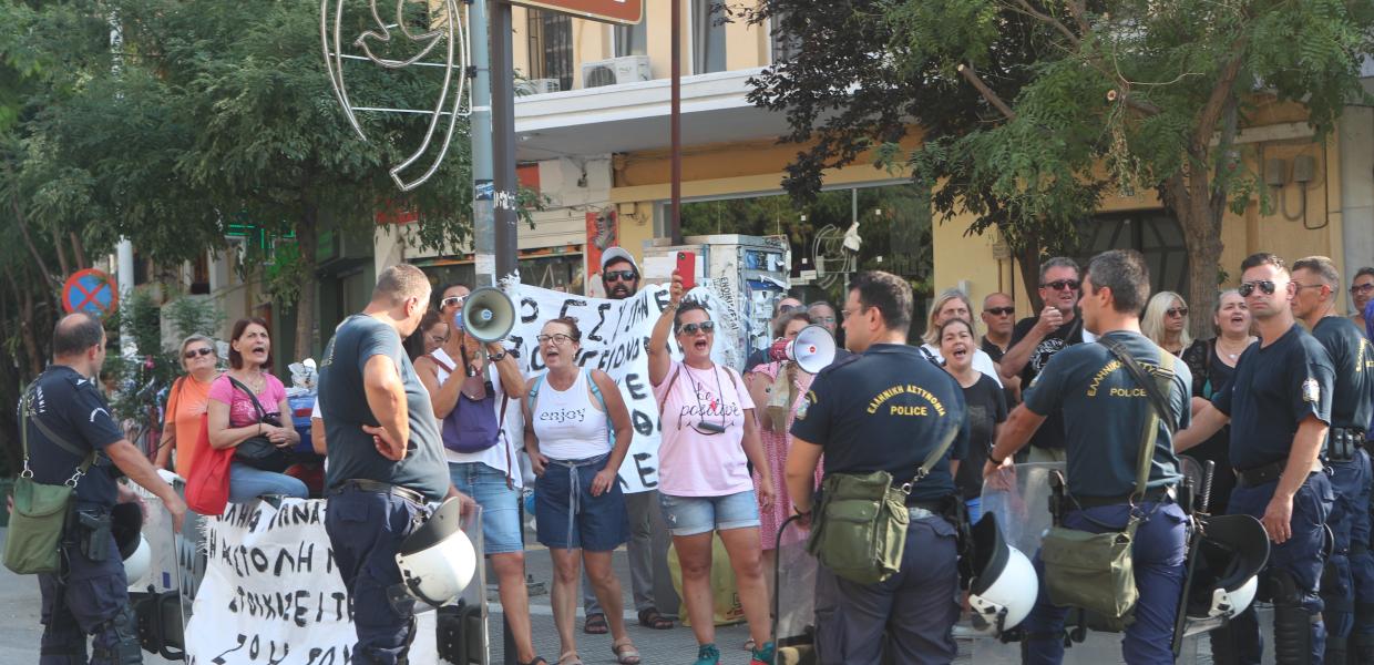 διαμαρτυρία υγειονομικοί Θεσσαλονίκη