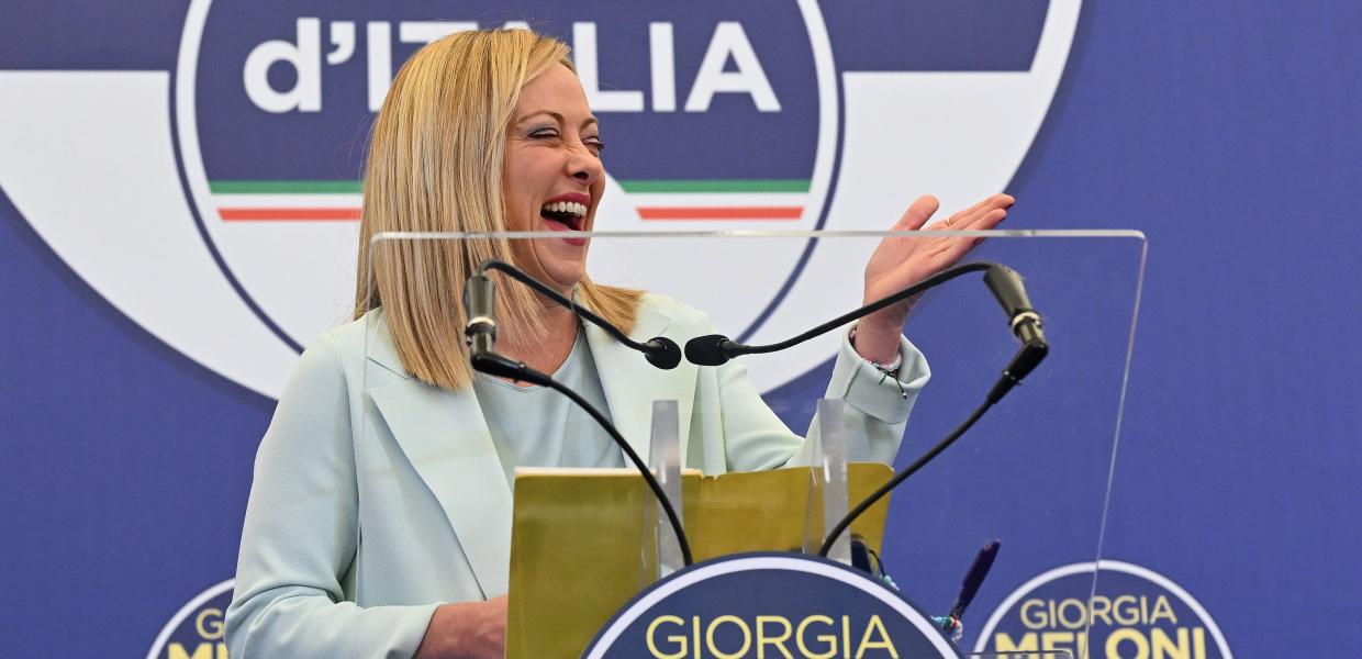 Η επικεφαλής των «Αδελφών της Ιταλίας» Τζόρτζια Μελόνι