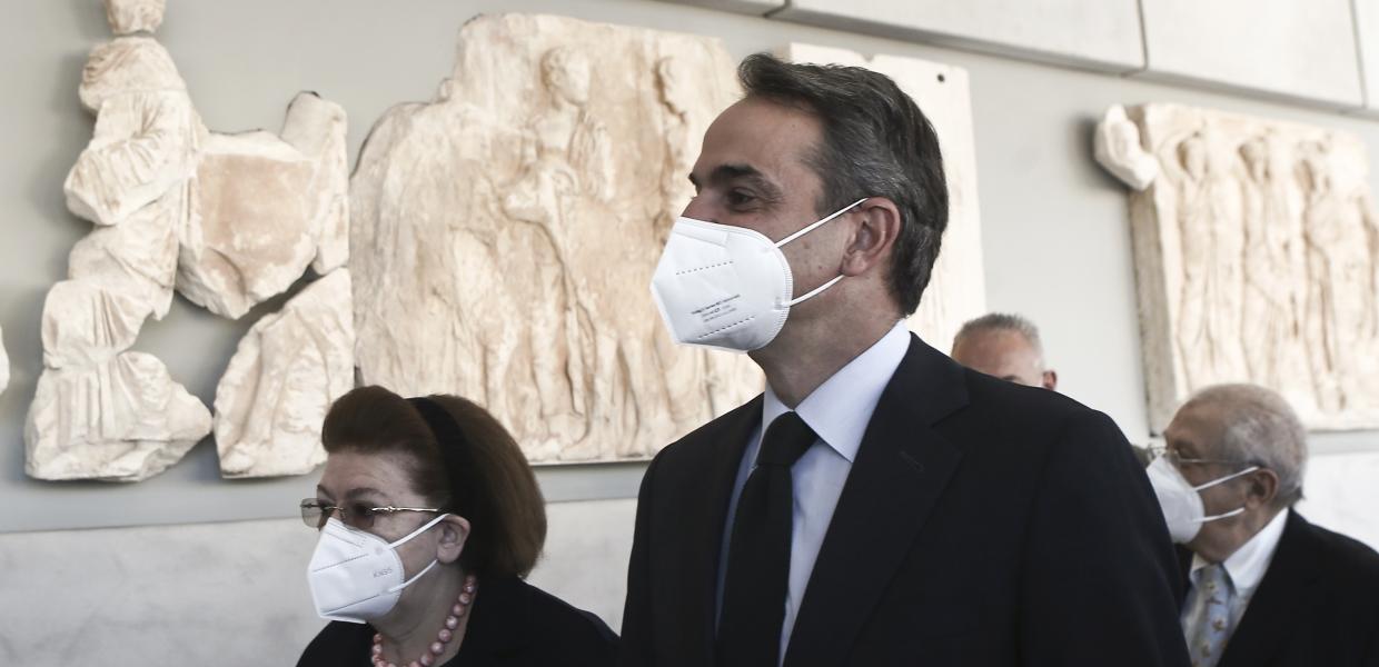 Λίνα Μενδώνη και Κυριάκος Μητσοτάκης