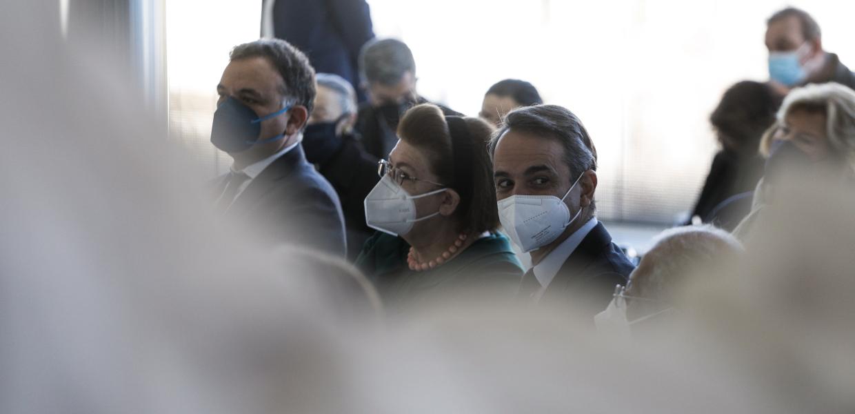Λίνα Μενδώνη και Κυριάκος Μητσοτάκης