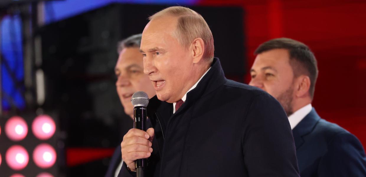Ο Βλαντίμιρ Πούτιν στην Κόκκινη Πλατεία