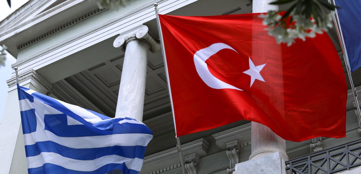 Σημαίες της Ελλάδας και της Τουρκίας
