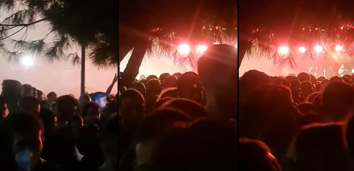 Χημικά στην συναυλία του Θανάση Παπακωνσταντίνου
