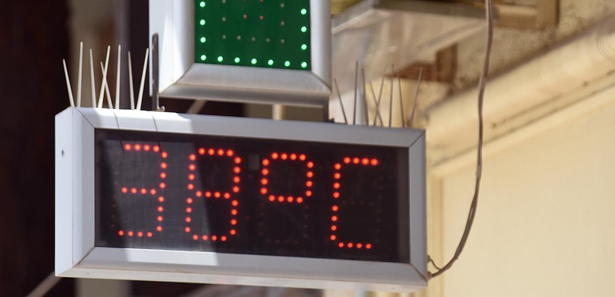 Θερμόμετρο ζέστη καλοκαίρι