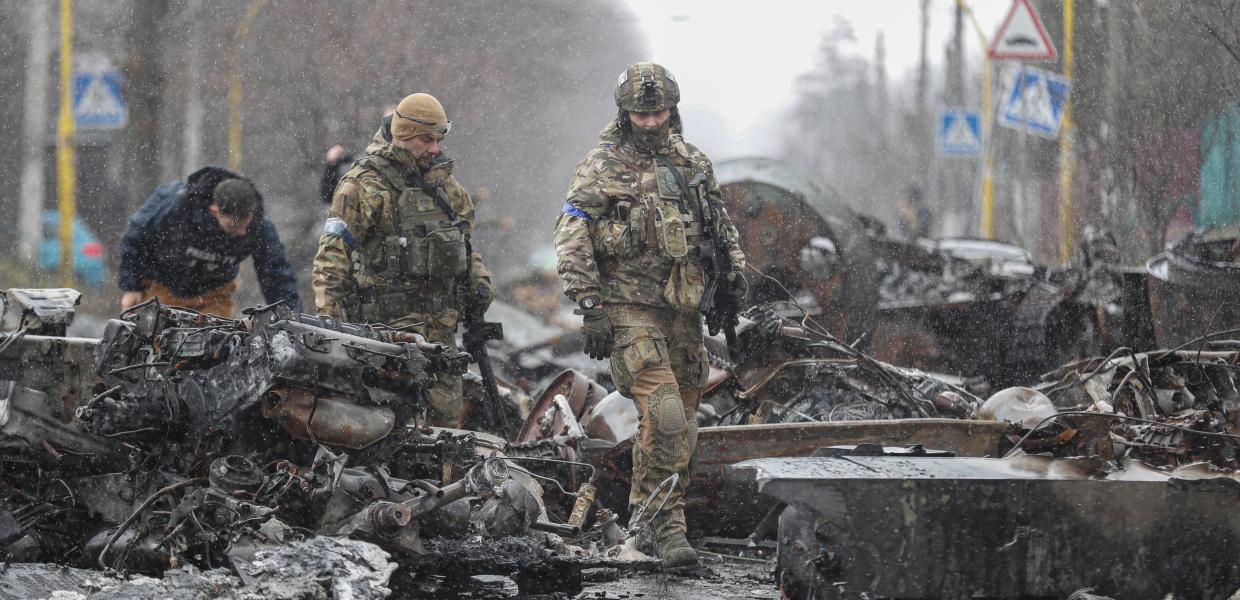 Στρατιώτες στον πόλεμο στην Ουκρανία