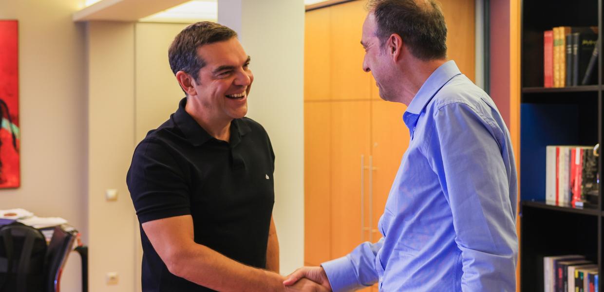Αλέξης Τσίπρας και Κώστας Καπετανίδης