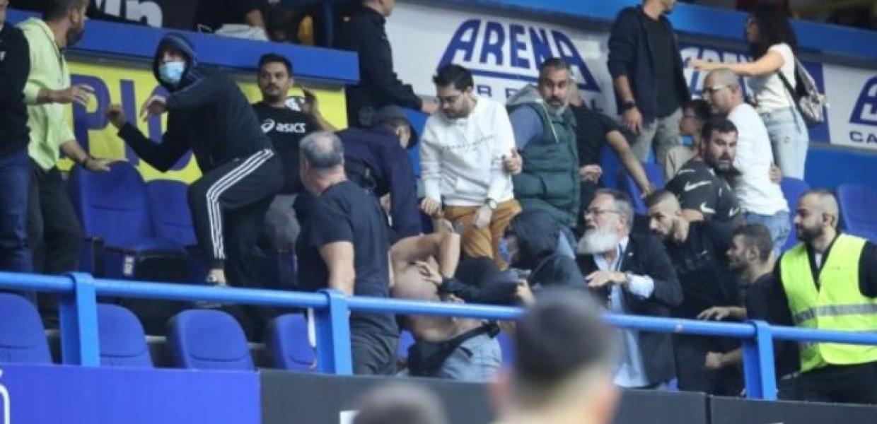 ΔΙΑΚΟΠΗ ΛΟΓΩ ΕΠΕΙΣΟΔΙΩΝ ΠΕΡΙΣΤΕΡΙ - ΑΕΚ