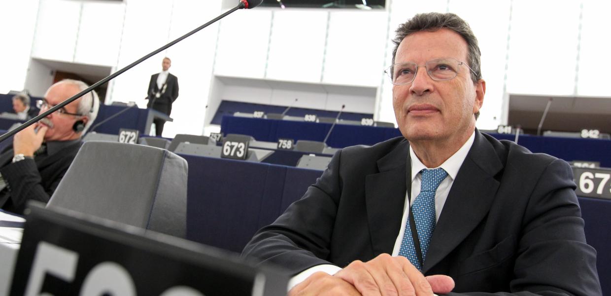 Ο Γιώργςο Κύρτσος στο ευρωκοινοβούλιο