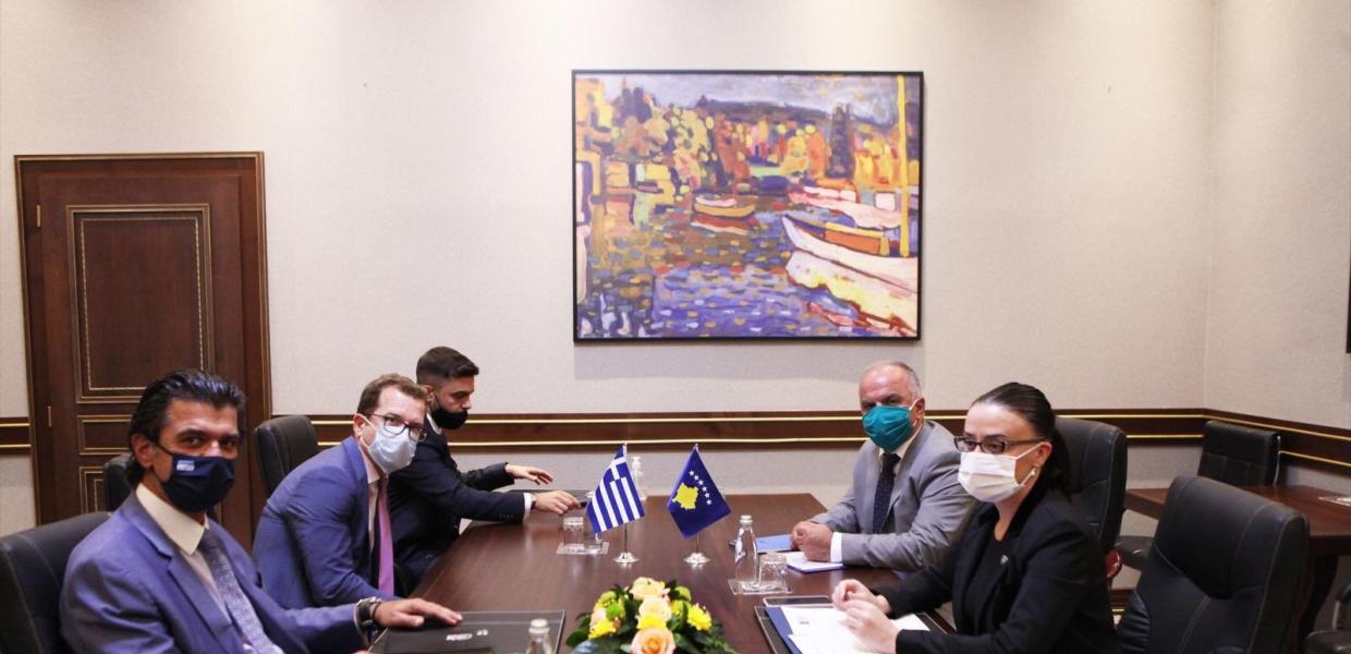 Ο Ανδρέας Πάτσης σε συνάντηση με την πρώην ΥΠΕΞ του Κοσόβου