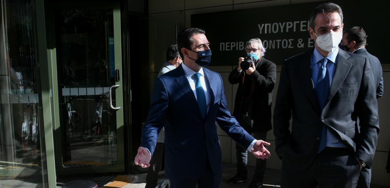 Κυριάκος Μητσοτάκης και Κώστας Σκρέκας