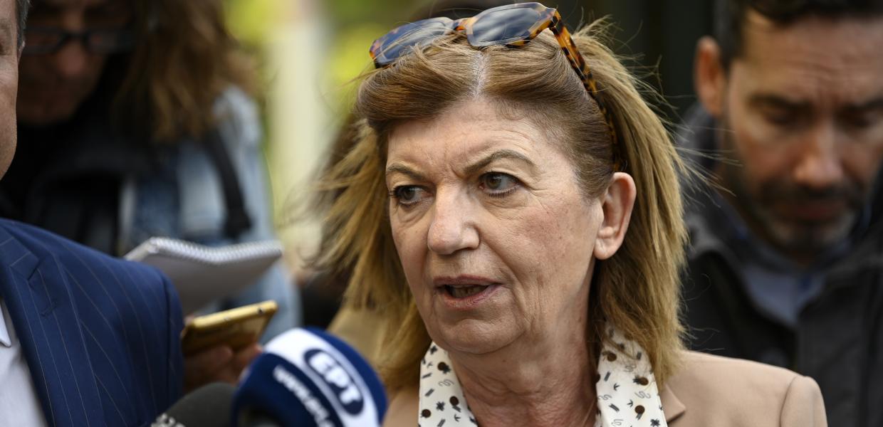 Η Ασπασία Ταραχοπούλου κάνει δηλώσεις