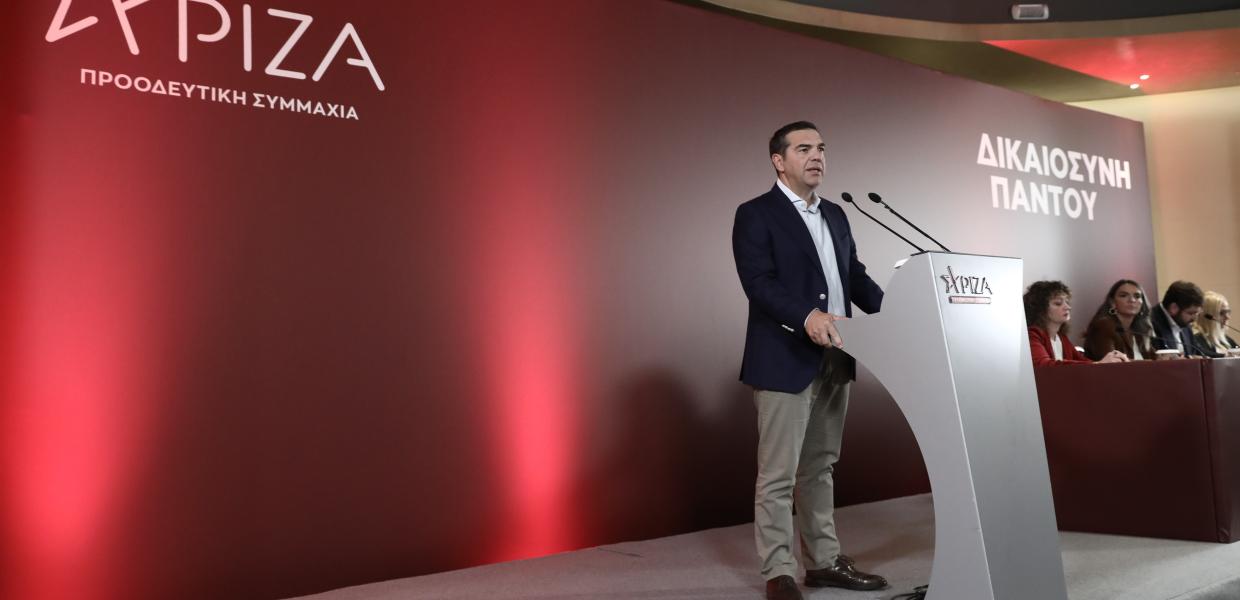 Ο Αλέξης Τσίπρας μιλά στην Κεντρική Επιτροπή του ΣΥΡΙΖΑ