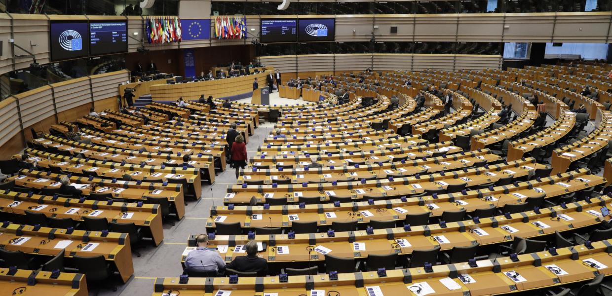 Η αίθουσα του Ευρωκοινοβουλίου