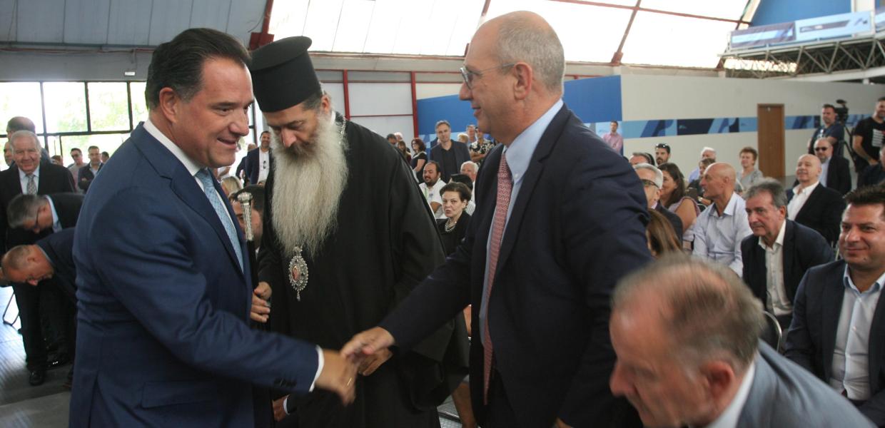 Ο Γιάννης Οικονόμου με τον Άδωνι Γωργιάδη