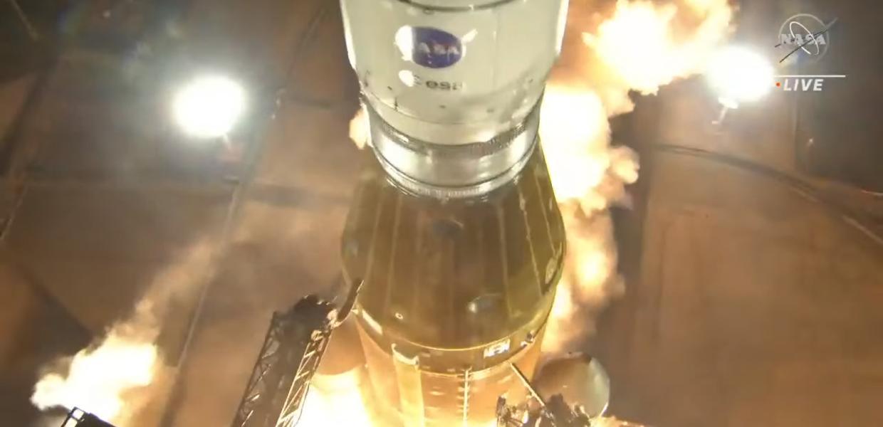 H εκτόξευση του Artemis από τη NASA