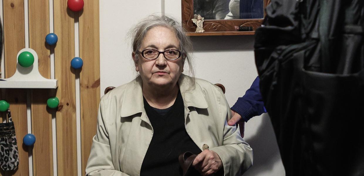 Η Ιωάννα Κολοβου στο σπίτι της