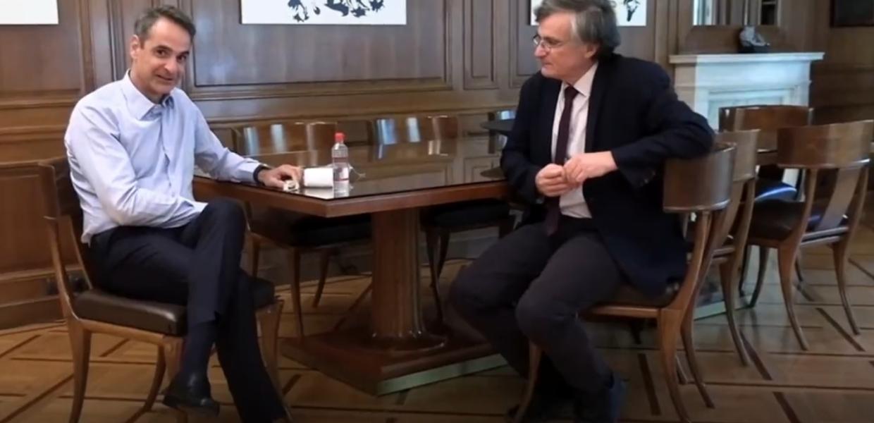 Κυριάκος Μητσοτάκης και Σωτήρης Τσιόδρας