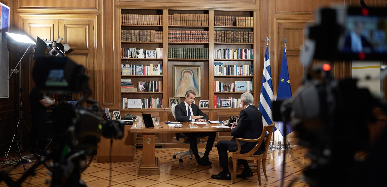 Κυριάκος Μητσοτάκης και Νίκος Χατζηνικολάου