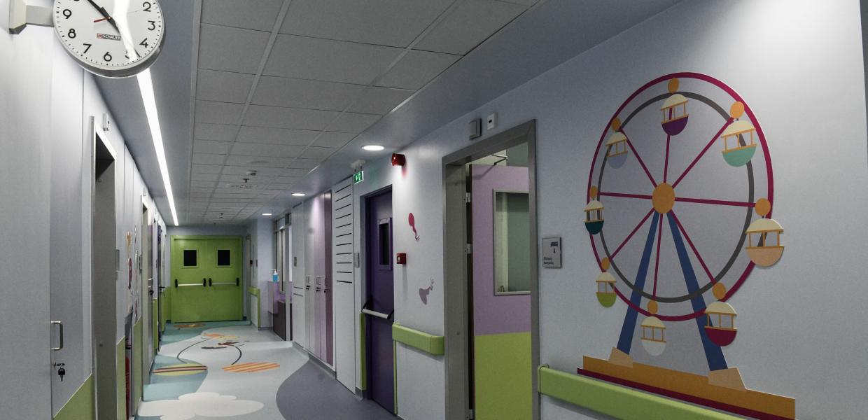 Διάδρομος σε παιδιατρικό νοσοκομείο