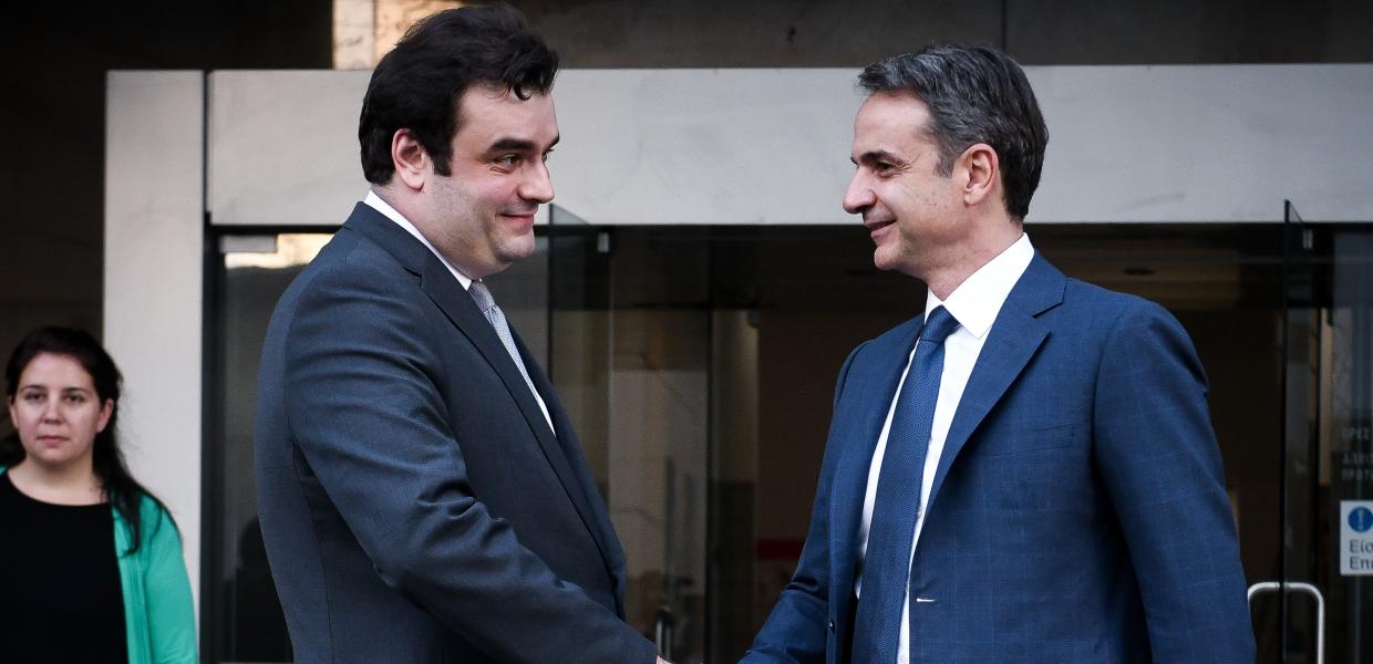 Κυριάκος Πιερρακάκης και Κυριάκος Μητσοτάκης