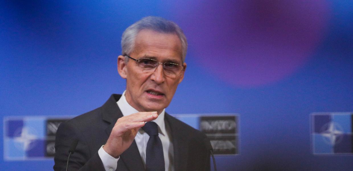 Ο γενικός γραμματέας του ΝΑΤΟ Γενς Στόλτενμπεργκ 
