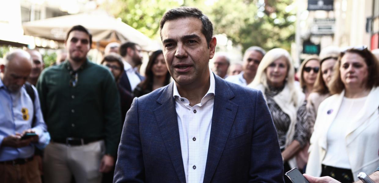 Αλέξης Τσίπρας Χαλάνδρι πορτρέτο γενική