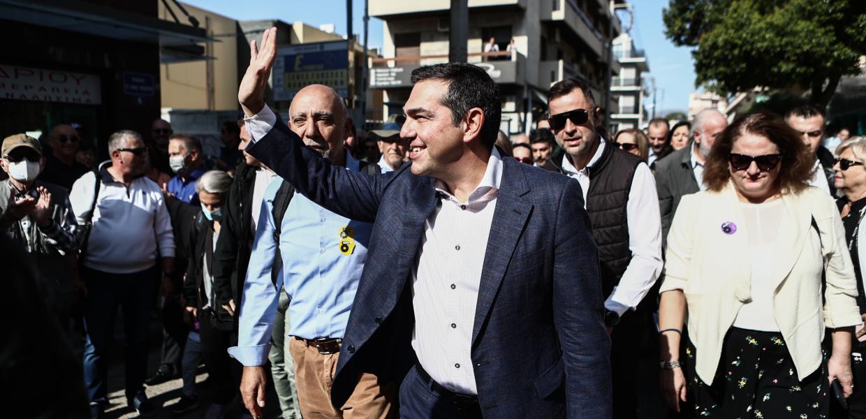 Αλέξης Τσίπρας Χαλάνδρι πορτρέτο γενική
