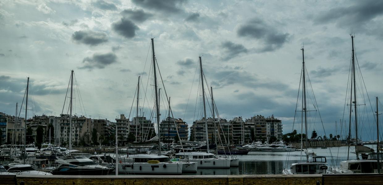 Βροχή στον Πειραιά