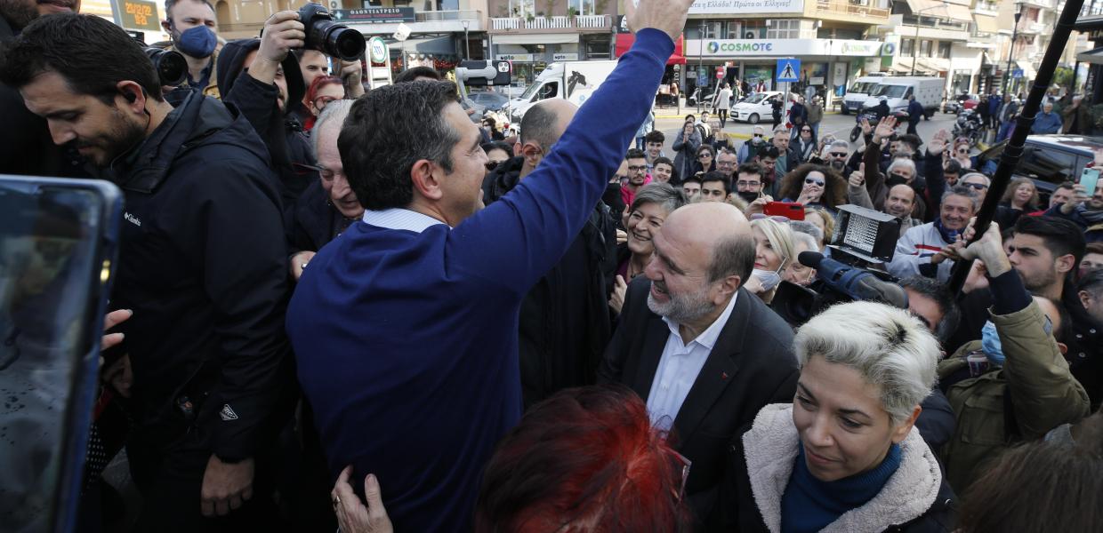 Ο Αλέξης Τσίπρας στον Κορυδαλλό