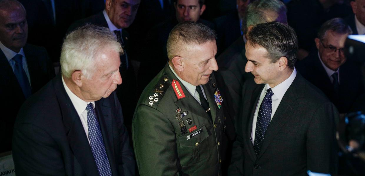 Κωνσταντίνος Φλώρος και Κυριάκος Μητσοτάκης
