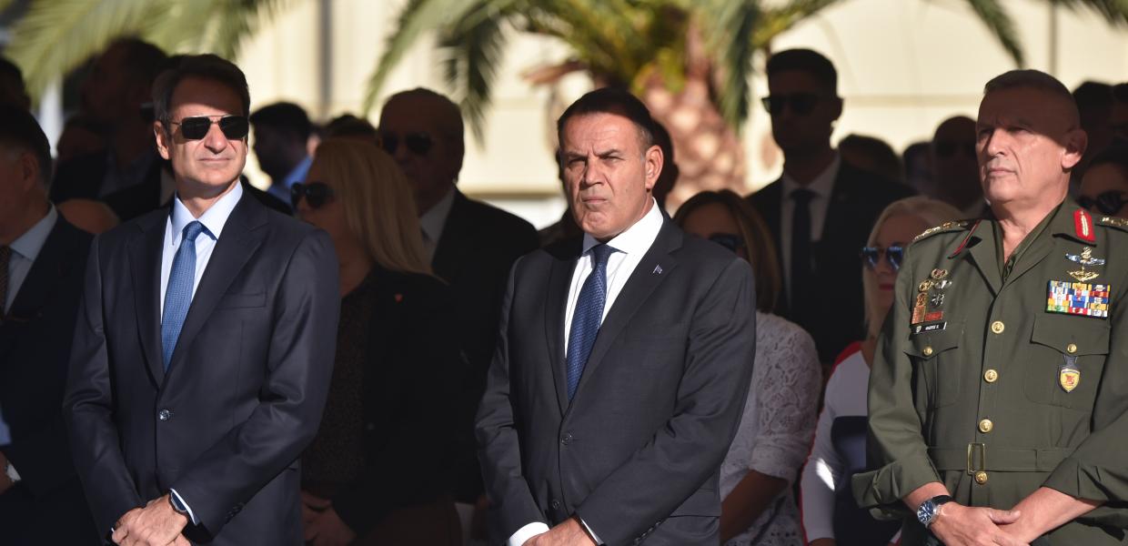 Κυριάκος Μητσοτάκης, Νίκος Παναγιωτόπουλος και Κωνσταντίνος Φλώρος