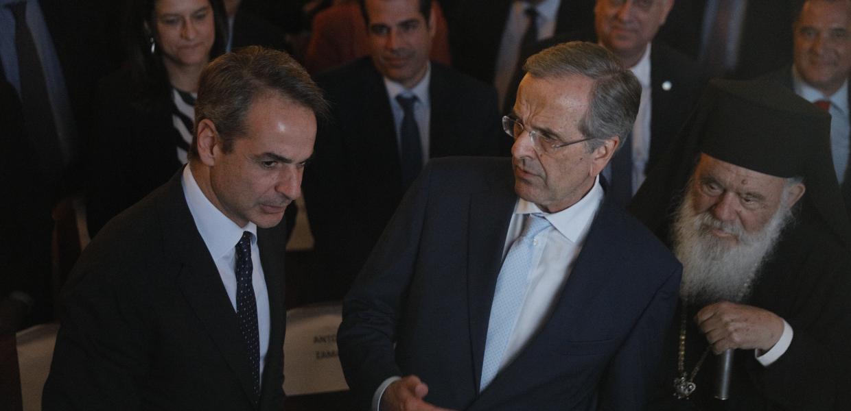 Κυριάκος Μητσοτάκης και Αντώνης Σαμαράς