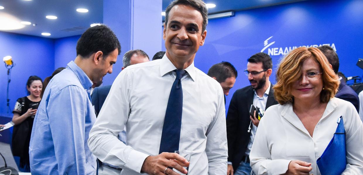 Κυριάκος Μητσοτάκης και Μαρία Σπυράκη