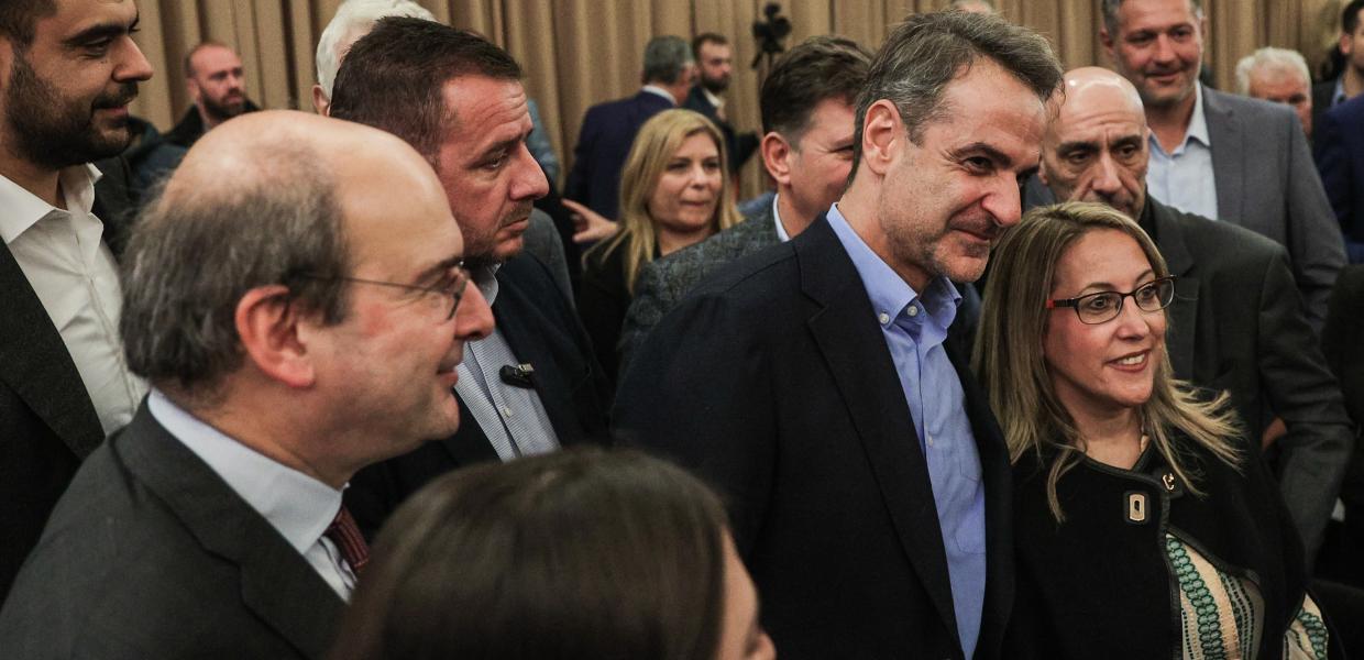 Κωστής Χατζηδάκης και Κυριάκος Μητσοτάκης