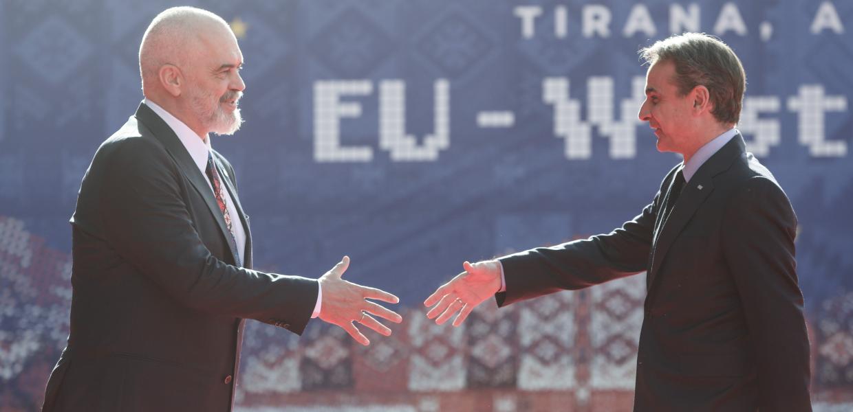 Κυριάκος Μητσοτάκης Έντι Ράμα Αλβανία