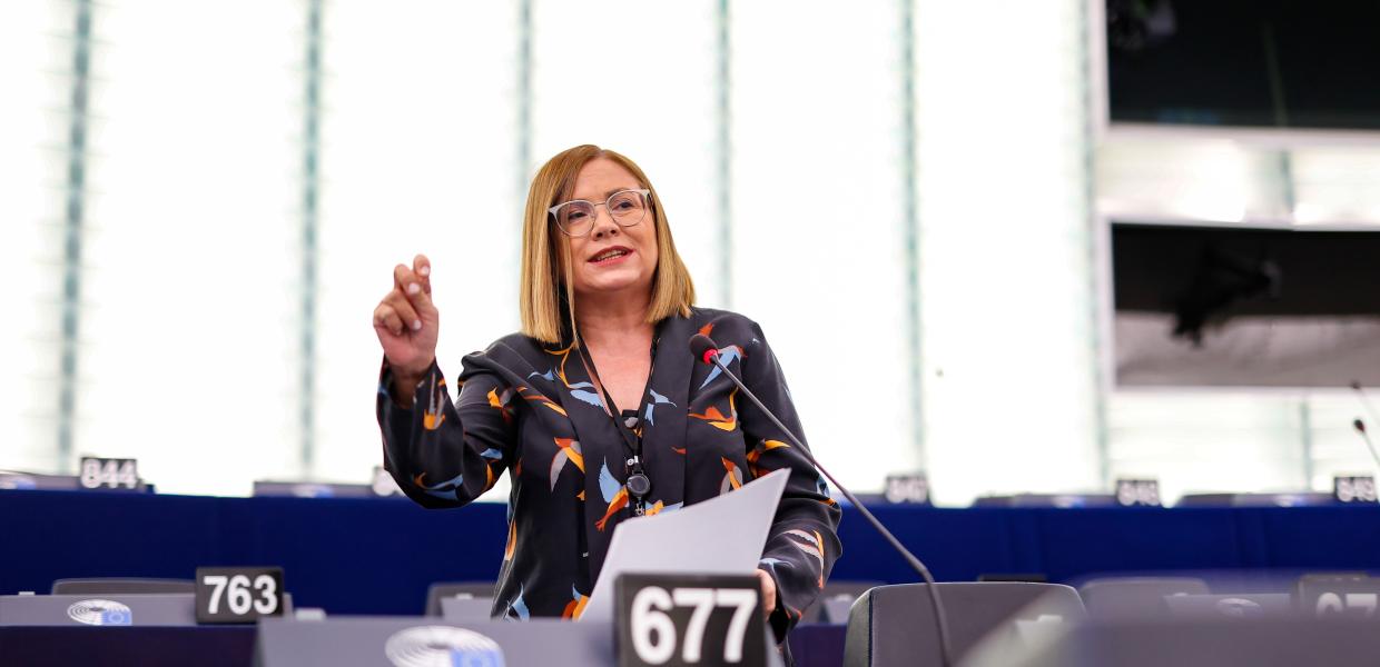 Η Μαρία Σπυράκη στο Ευρωκοινοβούλιο