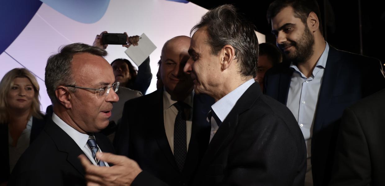 Χρήστος Σταϊκούρας και Κυριάκος Μητσοτάκης