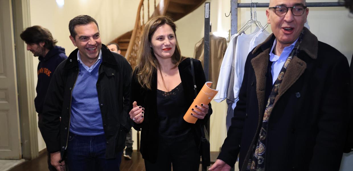 Ο Αλέξης Τσίπρας και η Μπέττυ Μπαζιάνα