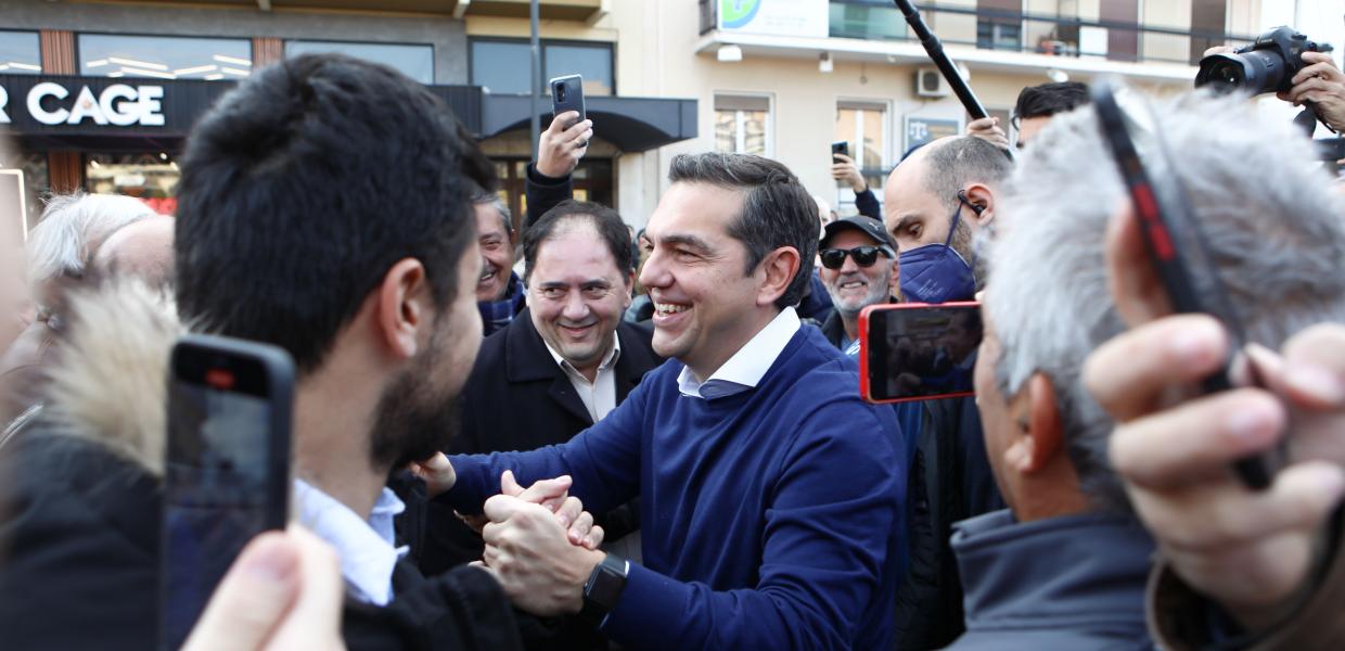 Ο Αλέξης Τσίπρας στον Κορυδαλλό