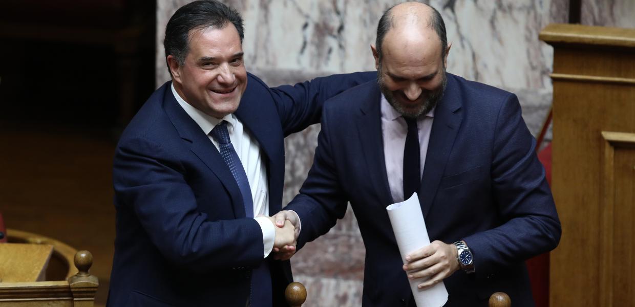 Άδωνις Γεωργιάδης και Δημήτρης Μαρκόπουλος