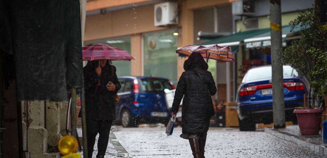 Άνθρωποι με ομπρέλες