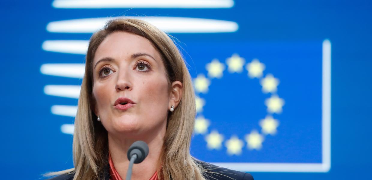 Η Roberta Metsola στο Ευρωπαϊκό Κοινοβούλιο