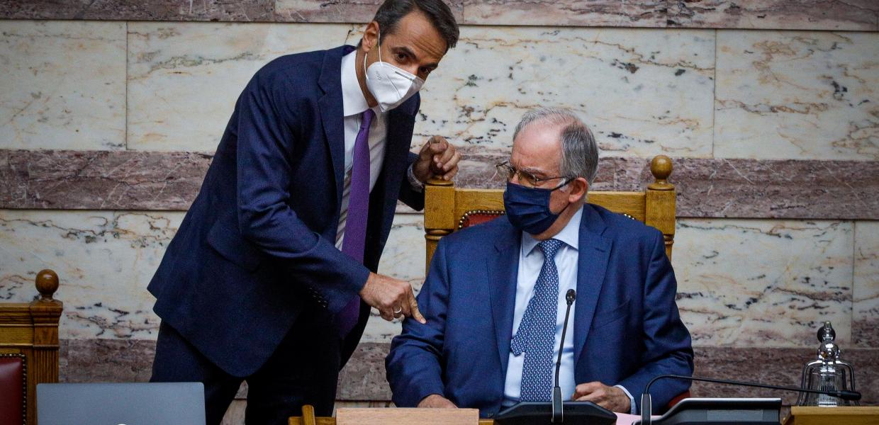 Κυριάκος Μητσοτάκης και Κωνσταντίνος Τασούλας