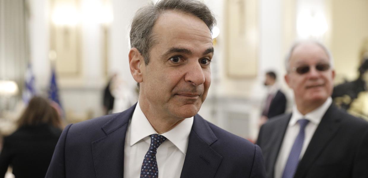 Ο Κυριάκος Μητσοτάκης στο Προεδρικό Μέγαρο