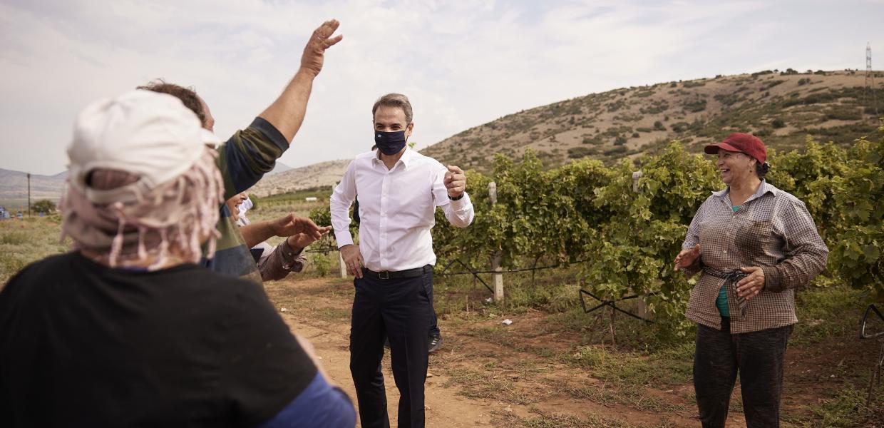 Μητσοτάκης αγρότες